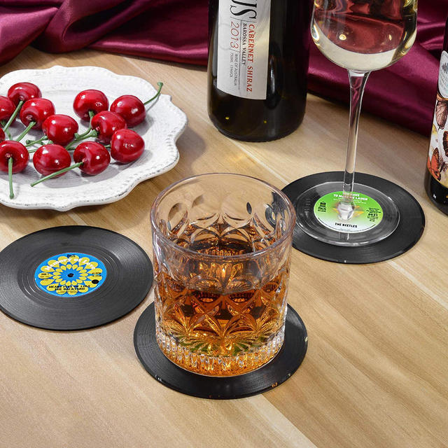 Vinyl Coaster 6PCS Set