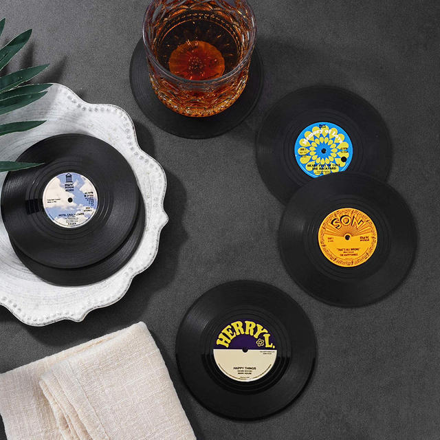 Vinyl Coaster 6PCS Set