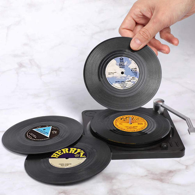 Vinyl Coaster 6PCS Set