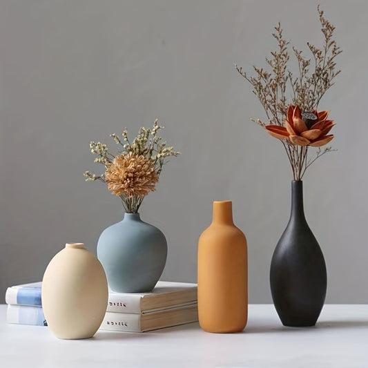 Nordic Colorful Vase 4pcs Set