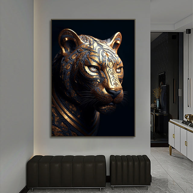 LuxMetal Animal Canvas Painting Collection