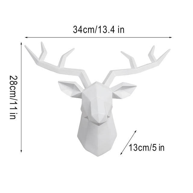 Noble Deer Wall Sculpture